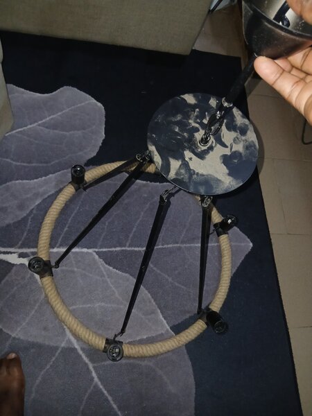 Suspension en corde vintage