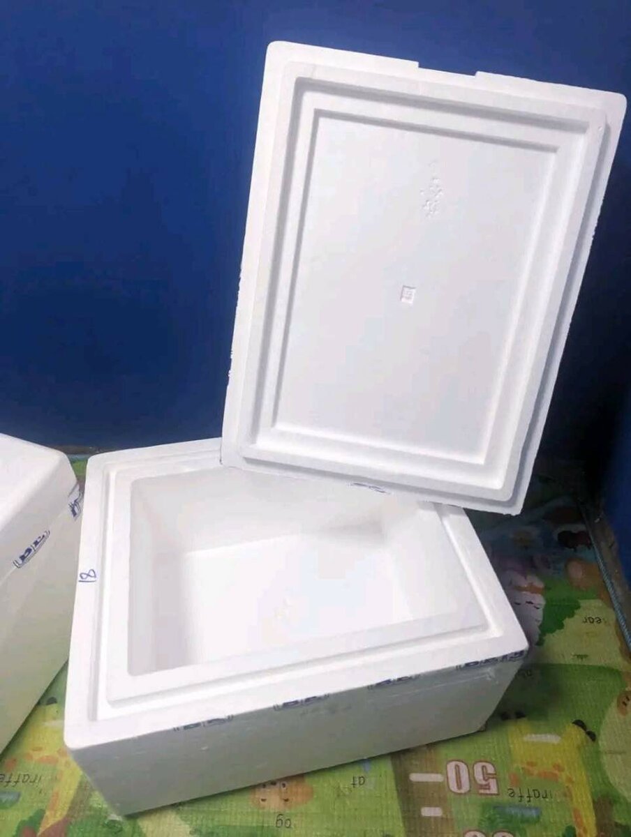 Boîte isotherme en polystyrène