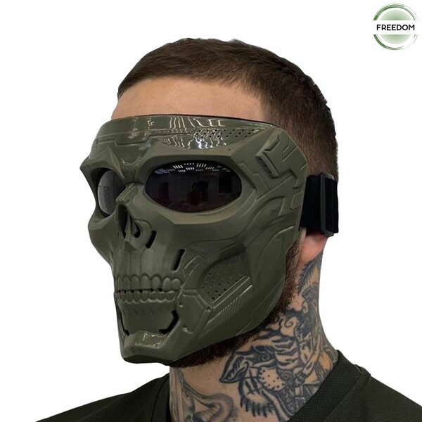Motard & Biker Goggles Death Mask