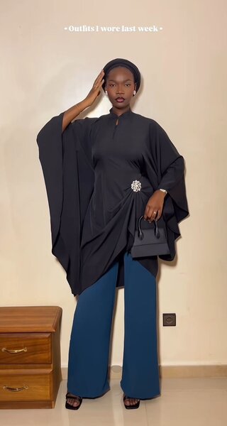 Ensemble tunique et pantalon chic