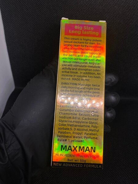 Agrandissant Maxman pour homme