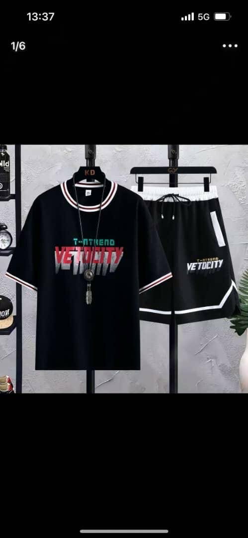 Ensemble T-Shirt et Short Homme