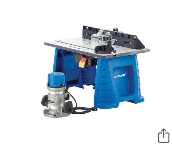 Mastercraft 9.5A 1-3/4 HP Corded Fixed Base Router & Router