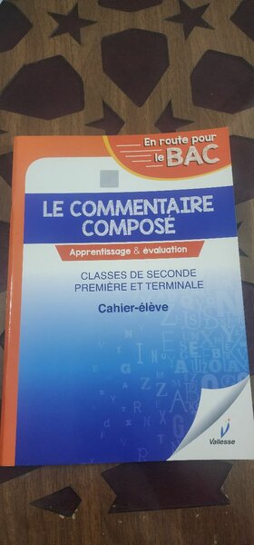 Cahier Le Commentaire Composé