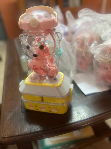 Gourdes et lunch box