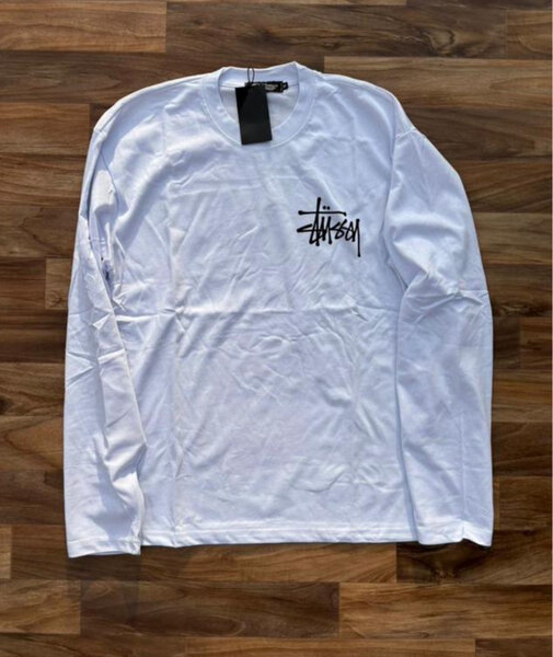 T-shirt blanc Stussy logo