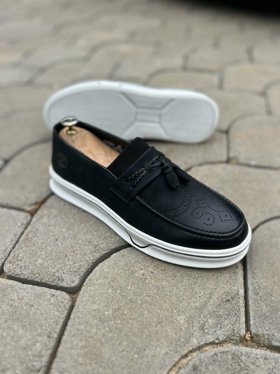 Mocassins en cuir élégants