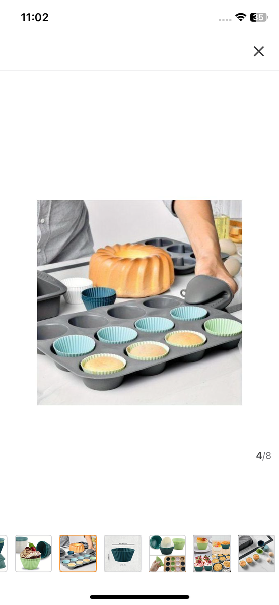 Moules à muffins silicone 24PCS