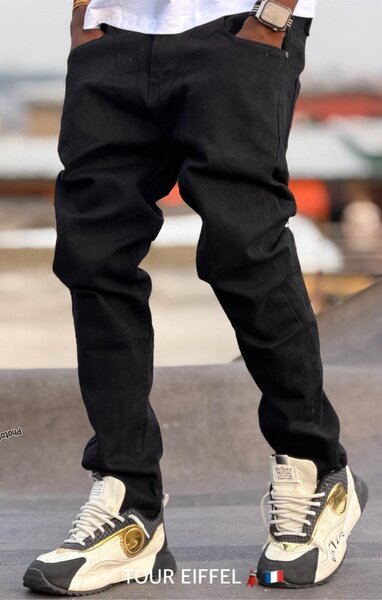 Pantalons noirs décontractés
