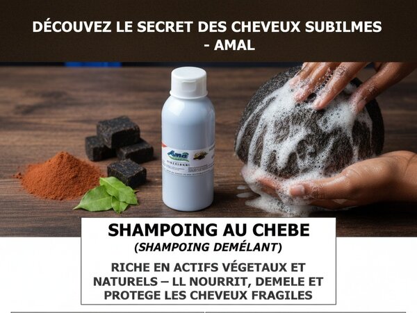 Shampoing Chebe Démêlant Naturel