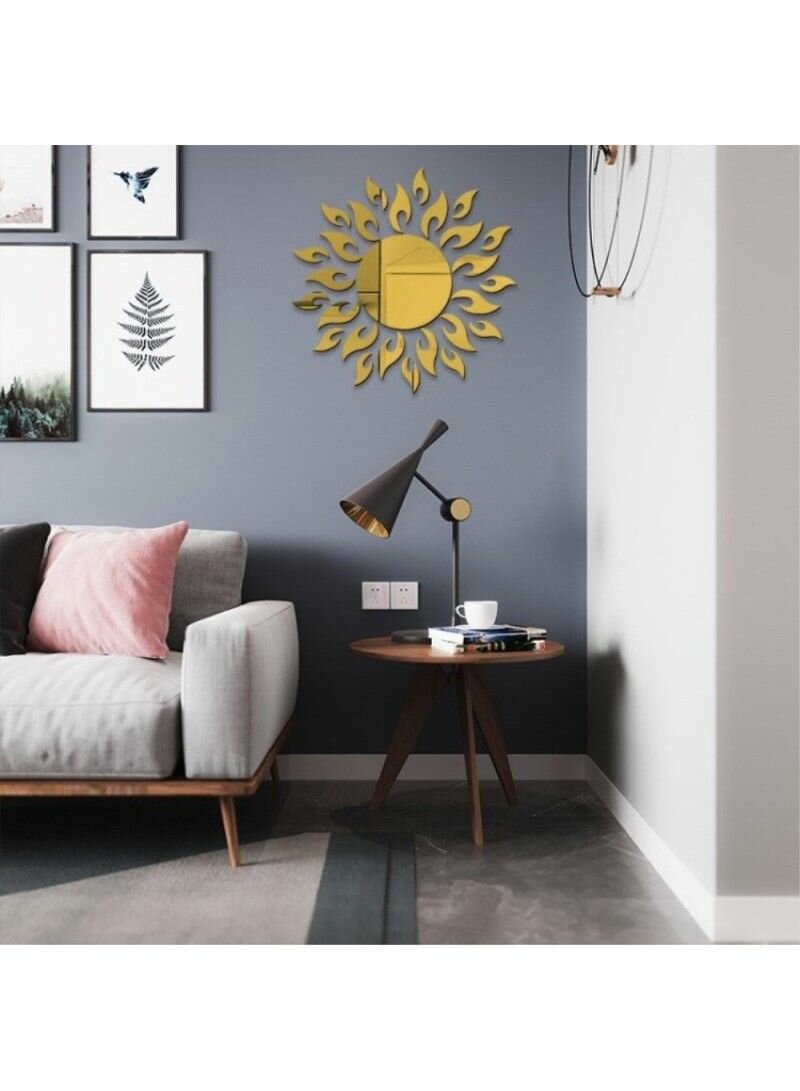 ACRYLIC STEREO MIRROR SUNFLOWER