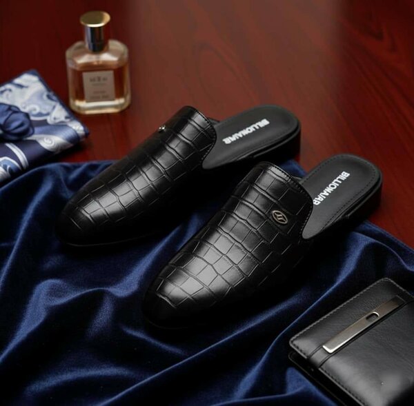 Mules en cuir élégant