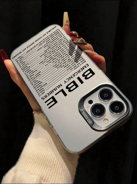 Coque avec verset biblique