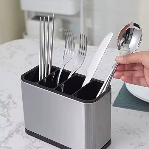 Porte-Couverts Acier Inoxydable
