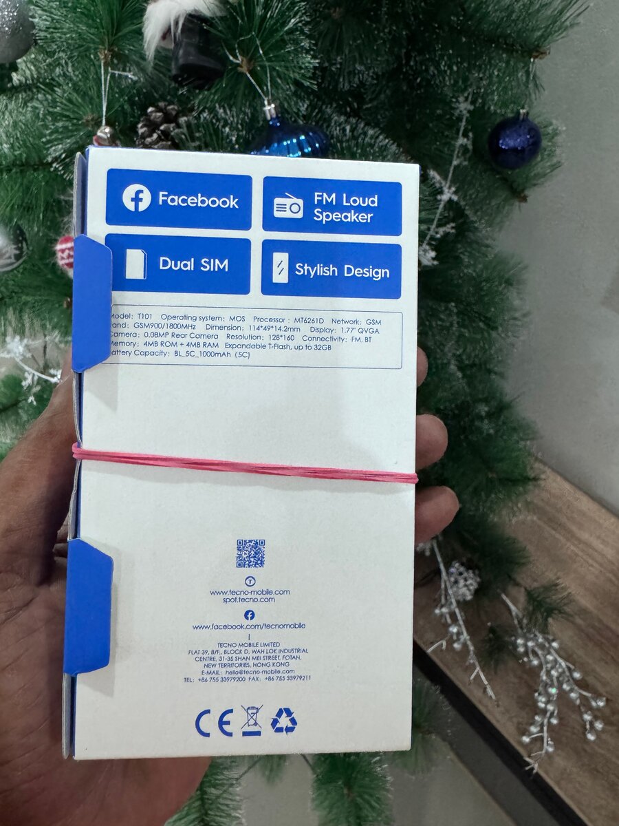 TECNO T101 Téléphone Double SIM