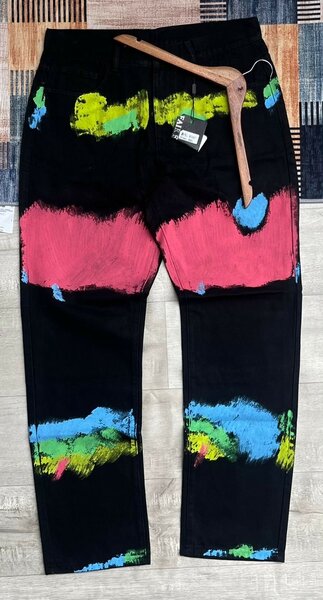Pantalon artistique coloré
