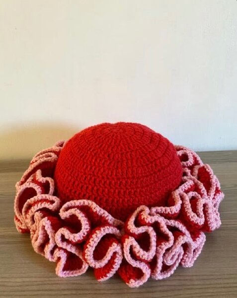 Chapeau en crochet élégant