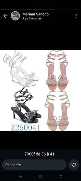 Sandales à talons élégantes