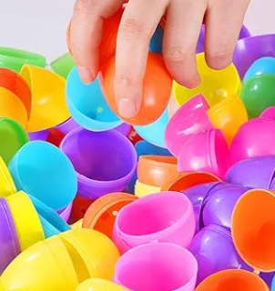 40 Pieces Plastic Eggs 2 inches Toy Eggs Plastic Eggs for Party Favour