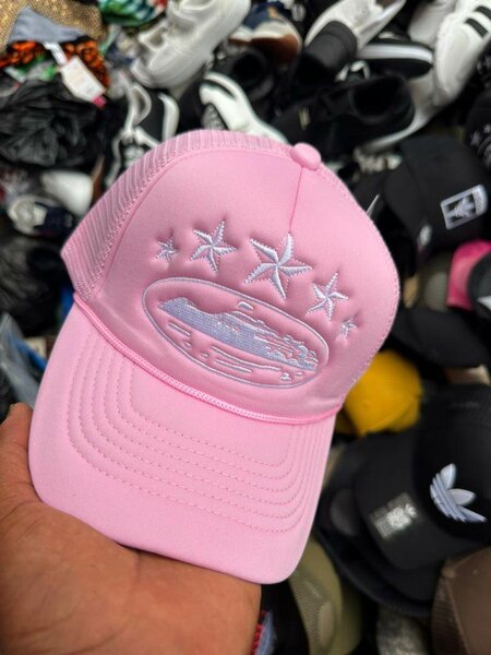 Casquette Trucker Rose Étoilée