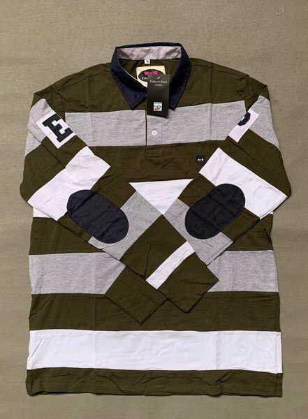 Polo à Rayures Coton Homme