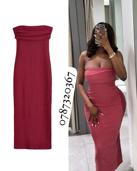 Robe longue bustier élégante