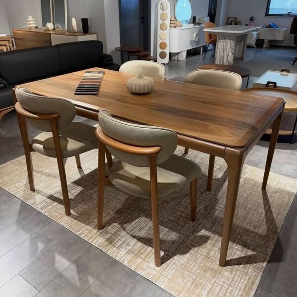 Table à manger moderne bois