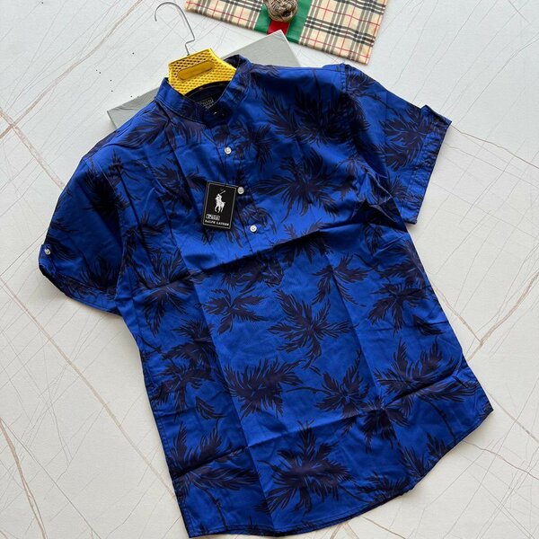 Polo Linen Flower Shirt