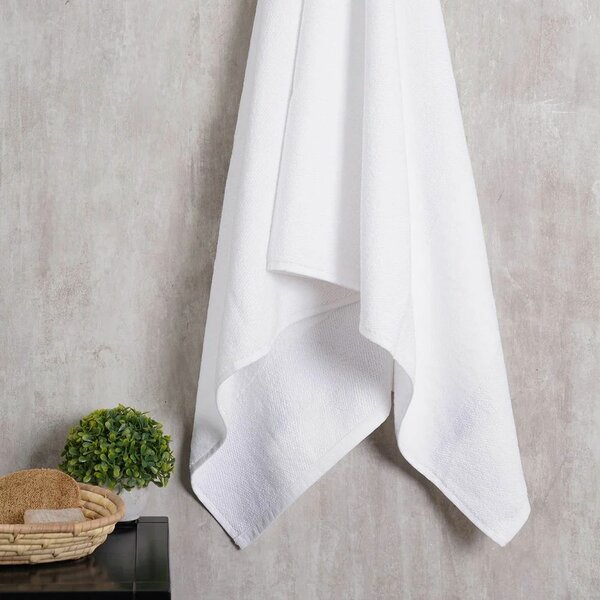 Royal White Bathroom Towel - 100% Cotton