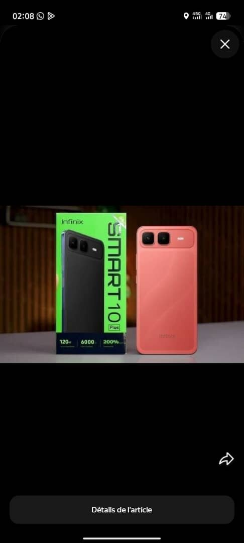 Smartphone Infinix SMART 10