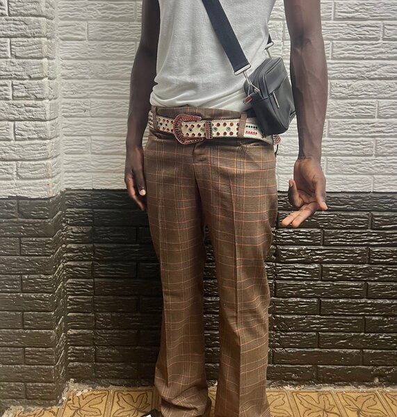 Ceinture tendance en cuir