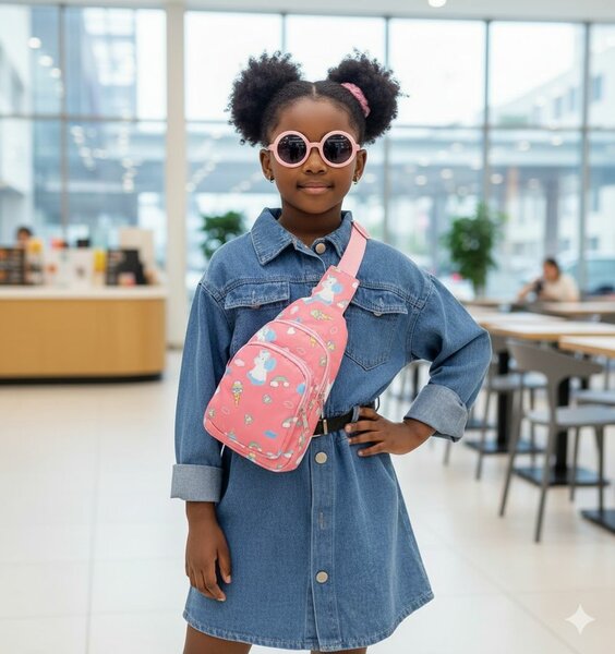 Sac rose Licorne fillette