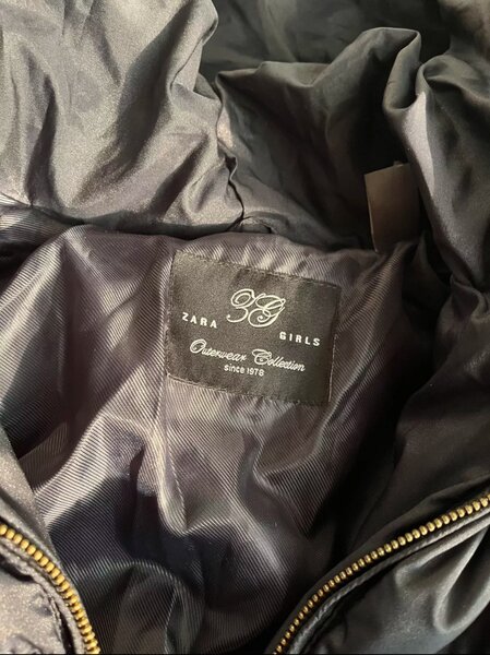 Стильный тёплый пуховик Zara kids на девочку 11-12 лет.