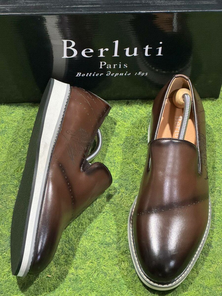 Mocassins en cuir Berluti
