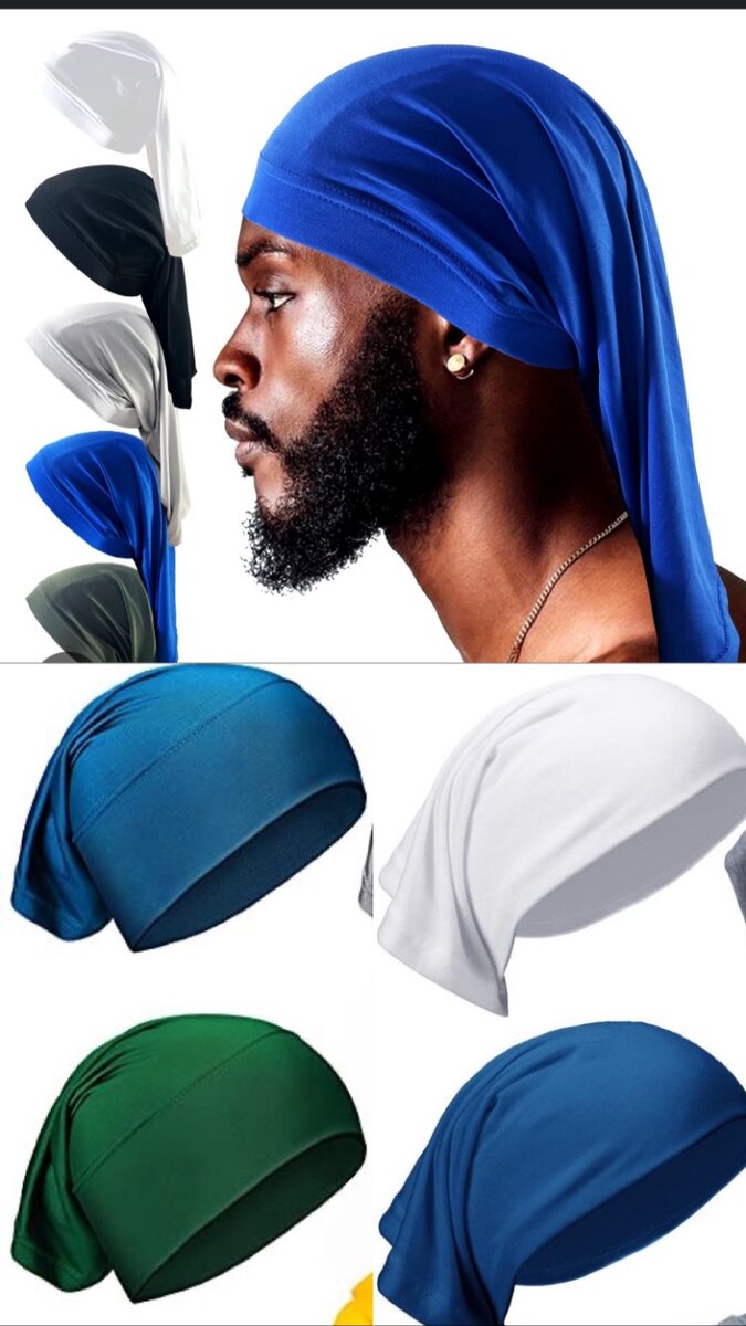 Spandex cap  en satin colorés