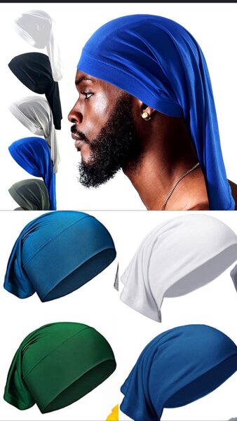 Spandex cap  en satin colorés