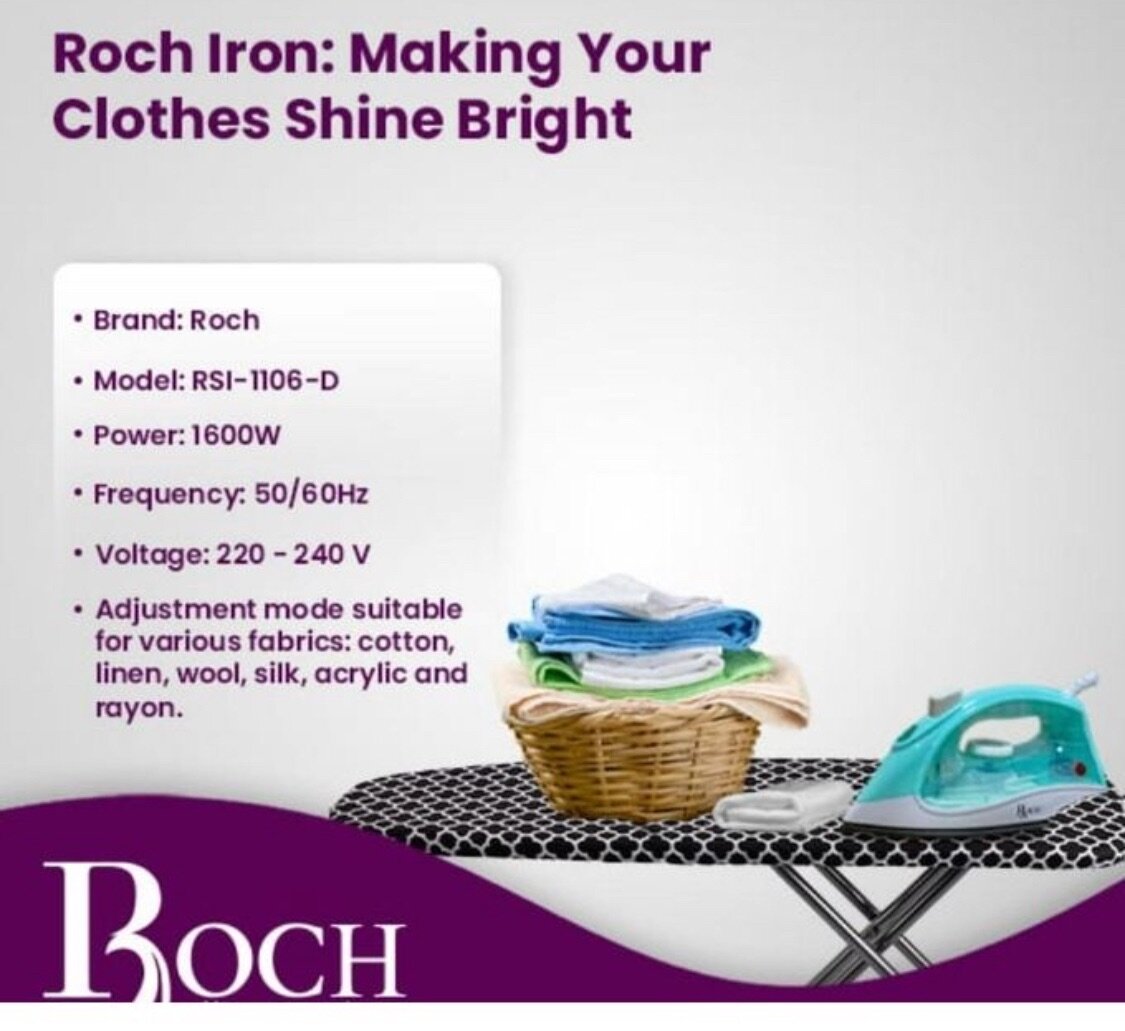 Electric Steam Iron (RSI-1106-