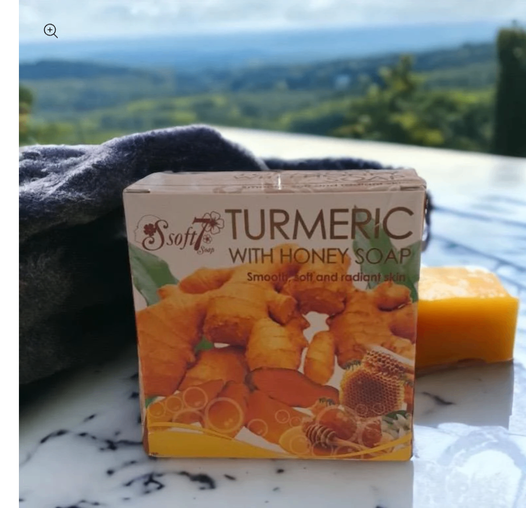 Turmeric with honey soap
