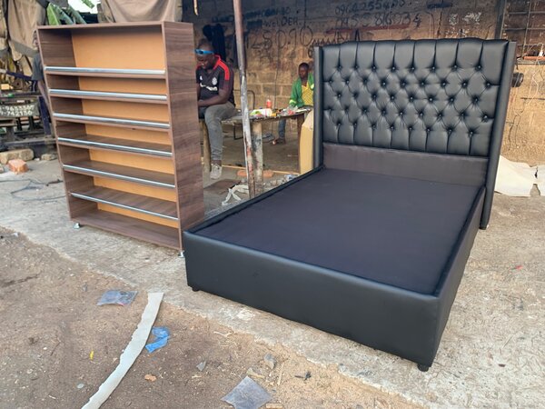 Double beds with headboards