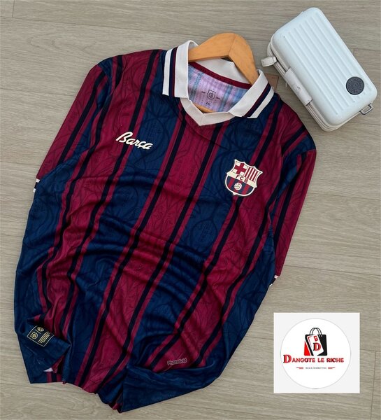 Maillot rétro de football Barca