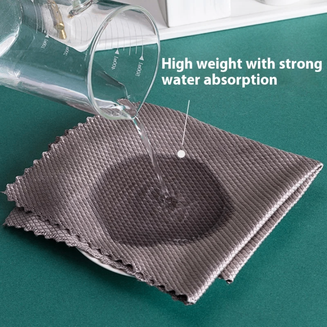 Chiffon microfibre ultra absorbant