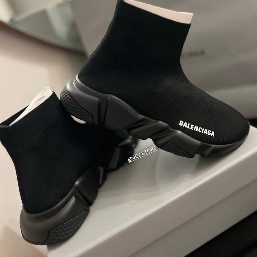 BALENCIAGA SPEED TRAINER BLACK