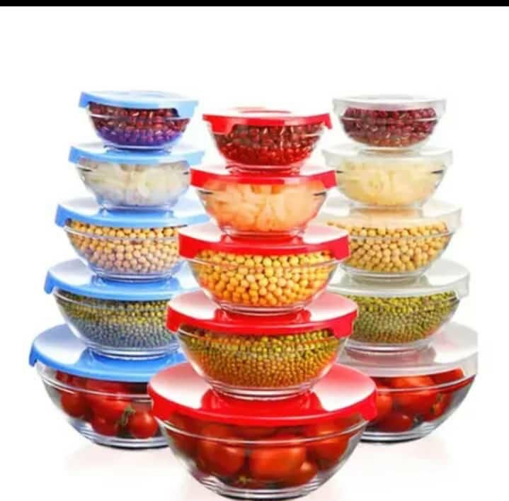 5 in 1 glass bowl set