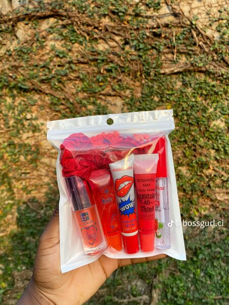 Coffret Beauté Lip Gloss Coloré