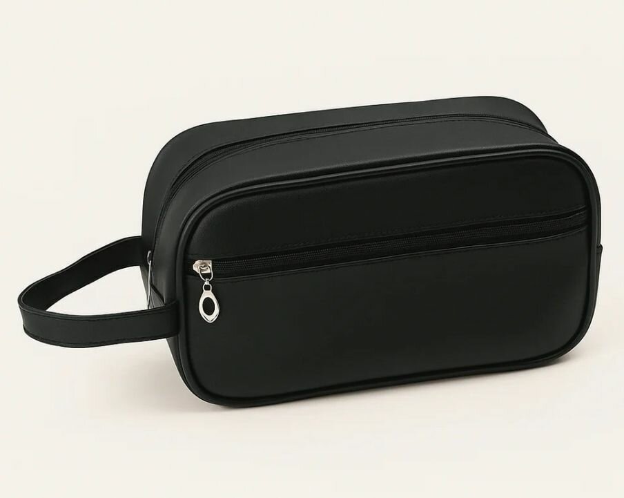 Trousse de toilette noire élégante