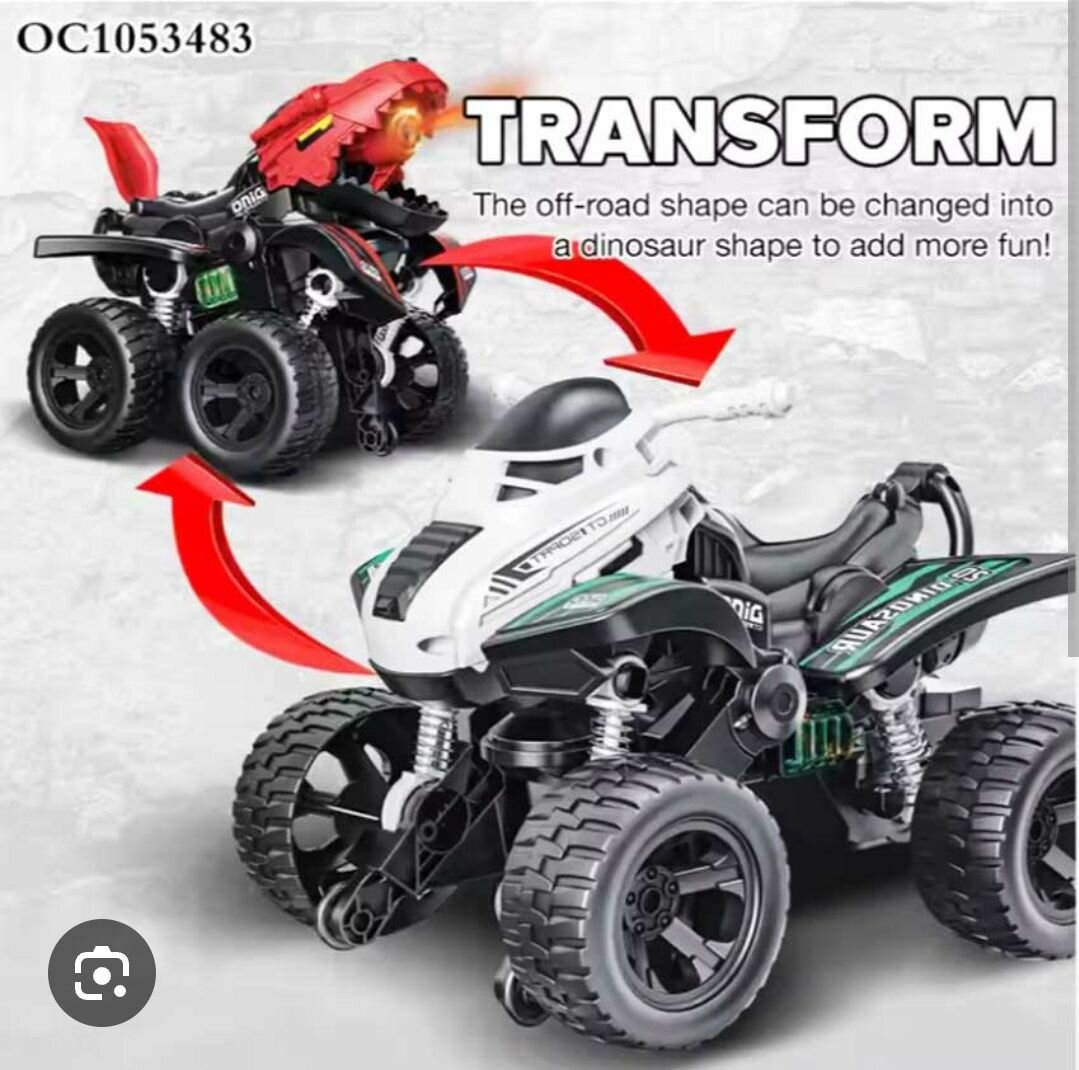 Véhicule Transformable Dino Offroad