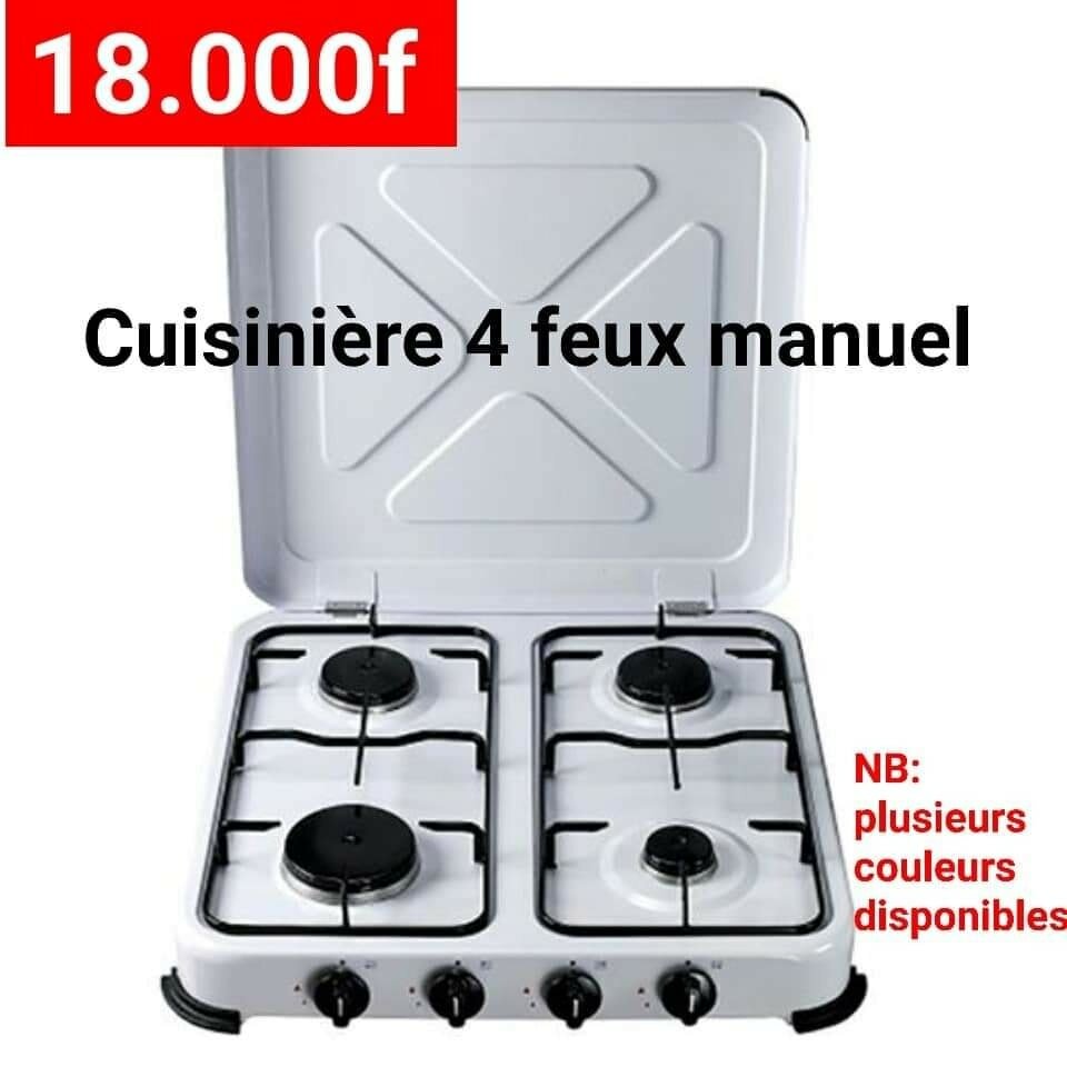  Cuisinière 4 feux manuel
