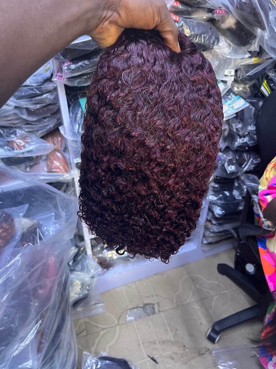 Perruque Bouclée Colorée t 16