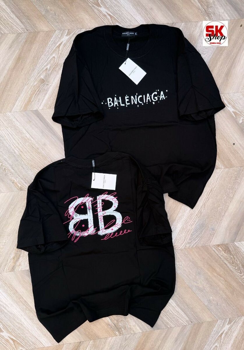T-shirt Balenciaga/Paris tendance