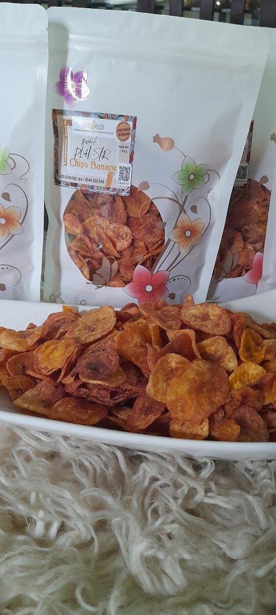 Chips de Bananes mûres